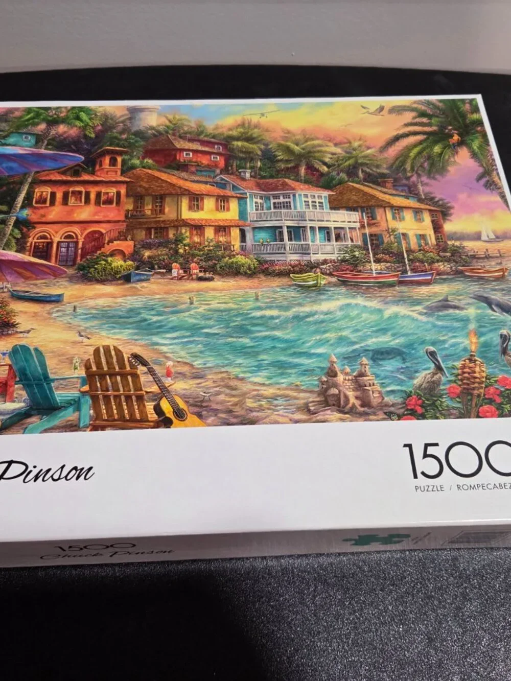 Buffalo Games Chuck Pinson Island Time 1500-Piece Interlocking Jigsaw Puzzle